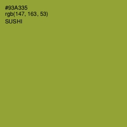 #93A335 - Sushi Color Image