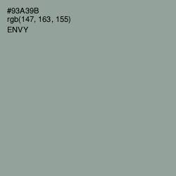 #93A39B - Envy Color Image