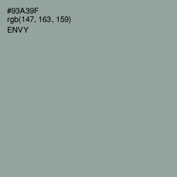 #93A39F - Envy Color Image
