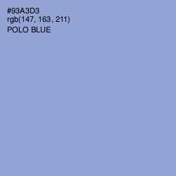 #93A3D3 - Polo Blue Color Image