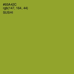 #93A42C - Sushi Color Image