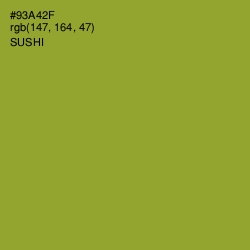 #93A42F - Sushi Color Image