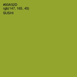 #93A52D - Sushi Color Image