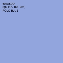 #93A5DD - Polo Blue Color Image