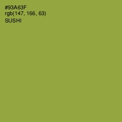 #93A63F - Sushi Color Image
