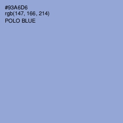 #93A6D6 - Polo Blue Color Image