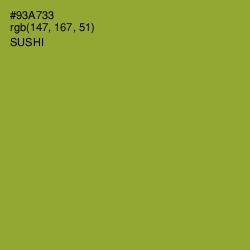 #93A733 - Sushi Color Image