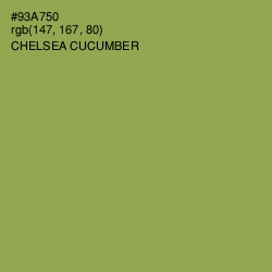 #93A750 - Chelsea Cucumber Color Image