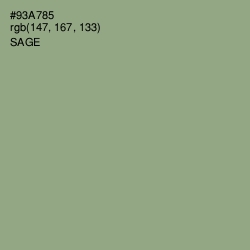 #93A785 - Sage Color Image