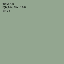 #93A790 - Envy Color Image