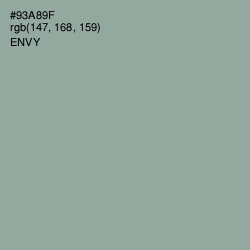 #93A89F - Envy Color Image