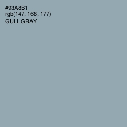 #93A8B1 - Gull Gray Color Image