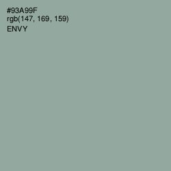 #93A99F - Envy Color Image