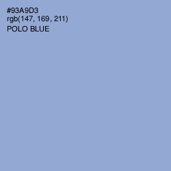 #93A9D3 - Polo Blue Color Image