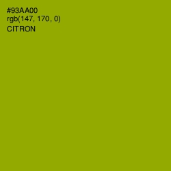 #93AA00 - Citron Color Image