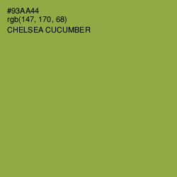 #93AA44 - Chelsea Cucumber Color Image
