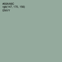 #93AA9C - Envy Color Image