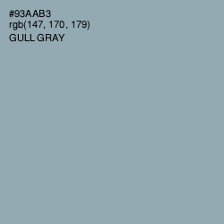 #93AAB3 - Gull Gray Color Image