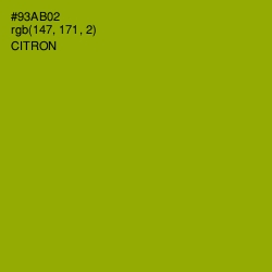 #93AB02 - Citron Color Image