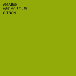 #93AB09 - Citron Color Image