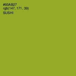 #93AB27 - Sushi Color Image