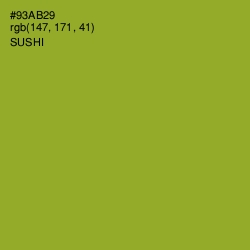 #93AB29 - Sushi Color Image