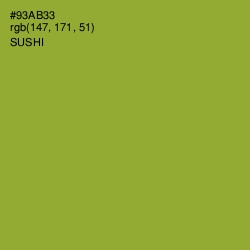 #93AB33 - Sushi Color Image