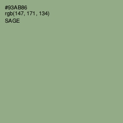 #93AB86 - Sage Color Image