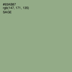 #93AB87 - Sage Color Image