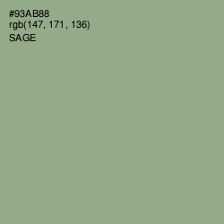 #93AB88 - Sage Color Image