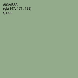 #93AB8A - Sage Color Image