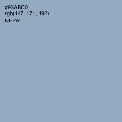 #93ABC0 - Nepal Color Image