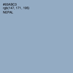 #93ABC3 - Nepal Color Image