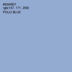 #93ABD1 - Polo Blue Color Image