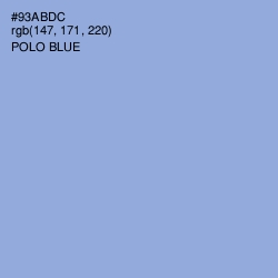 #93ABDC - Polo Blue Color Image