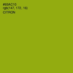 #93AC10 - Citron Color Image