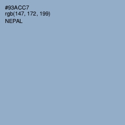 #93ACC7 - Nepal Color Image