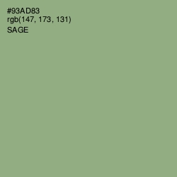 #93AD83 - Sage Color Image