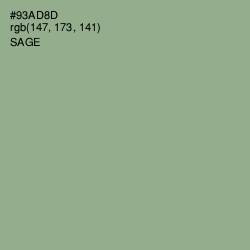 #93AD8D - Sage Color Image