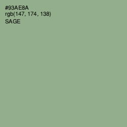 #93AE8A - Sage Color Image