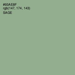 #93AE8F - Sage Color Image