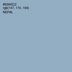 #93AEC2 - Nepal Color Image