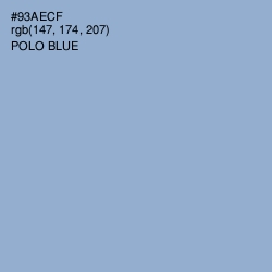 #93AECF - Polo Blue Color Image