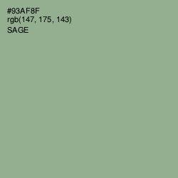 #93AF8F - Sage Color Image