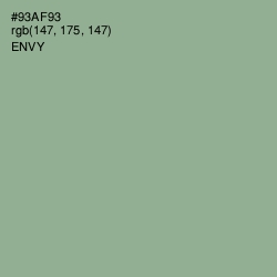 #93AF93 - Envy Color Image