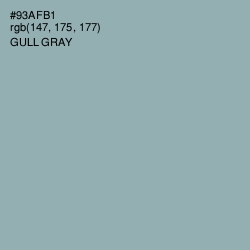 #93AFB1 - Gull Gray Color Image