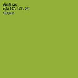 #93B136 - Sushi Color Image