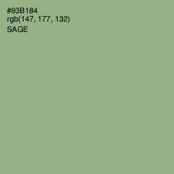 #93B184 - Sage Color Image