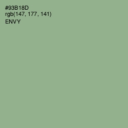 #93B18D - Envy Color Image