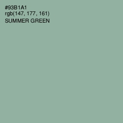 #93B1A1 - Summer Green Color Image